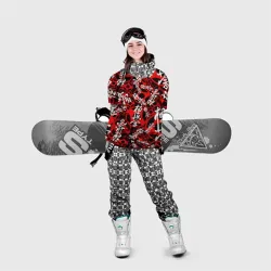 Накидка на куртку 3D Карате киокусинкай лого паттерн - фото 2