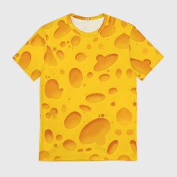 Мужская футболка 3D Сыр