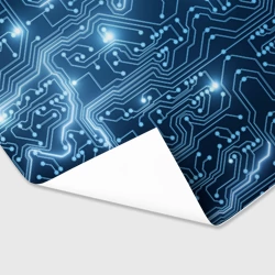 Бумага для упаковки 3D Системная плата - фото 2