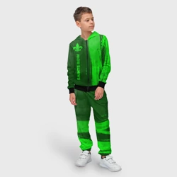 Детский костюм 3D Saints Row - green gradient по-вертикали - фото 2