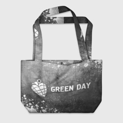 Пляжная сумка 3D Green Day - grey gradient по-горизонтали