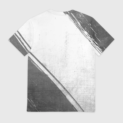 Мужская футболка 3D с принтом Within Temptation - white gradient вертикально, вид сзади #1