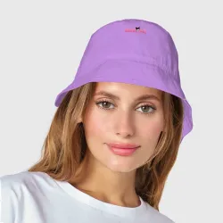 Женская панама хлопок Куроми надпись - фото 2