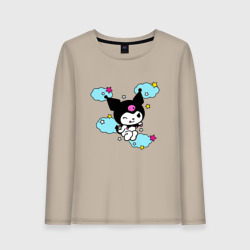 Женский лонгслив хлопок Куроми в облаках