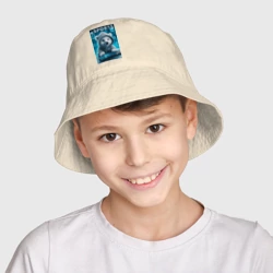 Детская панама хлопок Белый медвежонок - киберспорт - фото 2