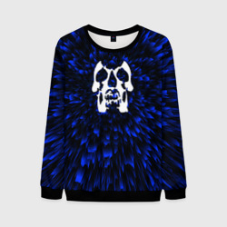 Мужской свитшот 3D Deftones blue energy