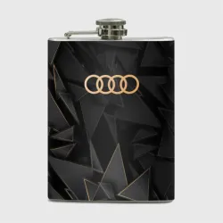 Фляга Audi golden poly