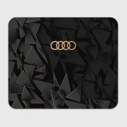 Прямоугольный коврик для мышки Audi golden poly