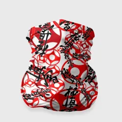 Бандана-труба 3D Карате киокусинкай лого паттерн