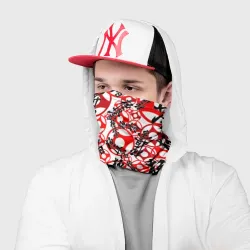 Бандана-труба 3D Карате киокусинкай лого паттерн - фото 2