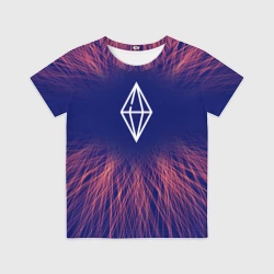 Детская футболка 3D The Sims red energy