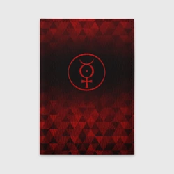 Обложка для автодокументов Marilyn Manson red poly