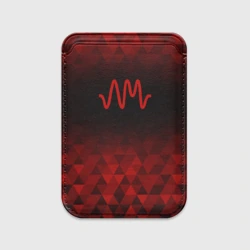 Картхолдер Magsafe магнитный Arctic Monkeys red poly
