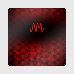 Магнит виниловый Квадрат Arctic Monkeys red poly