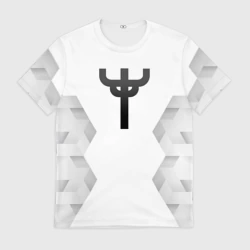 Мужская футболка 3D Judas Priest white poly