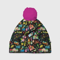 Шапка 3D c помпоном Путешествие в Санкт-Петербург