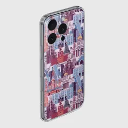 Чехол для iPhone 16 Pro Max силиконовый с защитой камеры Москва - архитектура - фото 2