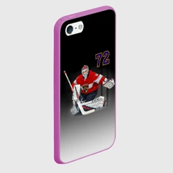 Чехол для iPhone 5/5S матовый Sergey Bobrovsky is goalkeeper of the Florida Panthers - фото 2