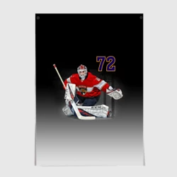 Постер Sergey Bobrovsky is goalkeeper of the Florida Panthers