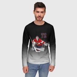 Мужской лонгслив 3D Sergey Bobrovsky is goalkeeper of the Florida Panthers - фото 2