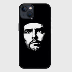 Чехол для iPhone 14 Че Гевара тёмный фон
