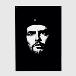 Постер Че Гевара тёмный фон