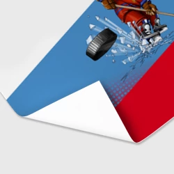 Бумага для упаковки 3D Русский хоккей - фото 2