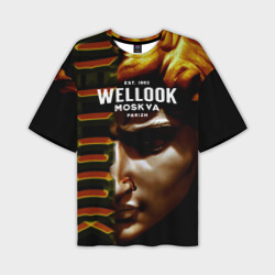 Мужская футболка oversize 3D David's Face Look