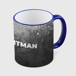Кружка с полной запечаткой Hitman - grey gradient по-горизонтали
