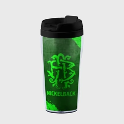 Термокружка-непроливайка Nickelback - green gradient