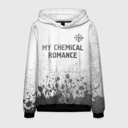 Мужская толстовка 3D My Chemical Romance - white gradient посередине