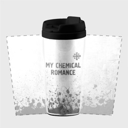Термокружка-непроливайка My Chemical Romance - white gradient посередине - фото 2
