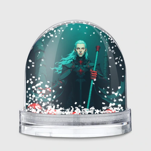 Игрушка Снежный шар Седовласый некромант