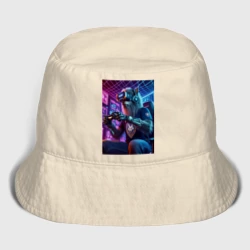 Детская панама хлопок Крутой волчара - киберспорт