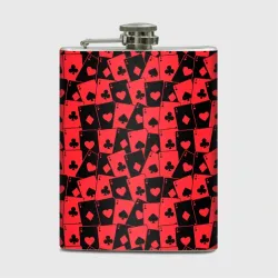 Фляга Тузы черно-красные