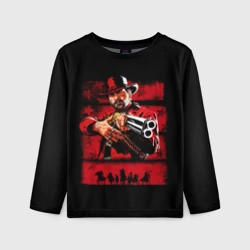 Детский лонгслив 3D Red Dead Redemption 2