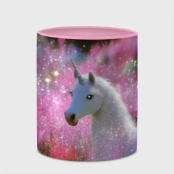 Кружка с полной запечаткой Единорог в блестящем поле - фото 2