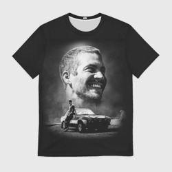 Мужская футболка 3D Пол Уокер