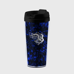 Термокружка-непроливайка Burzum blue energy