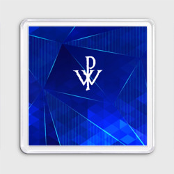 Магнит 55*55 Powerwolf blue poly