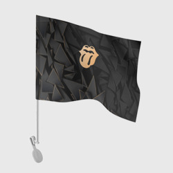 Флаг для автомобиля Rolling Stones golden poly