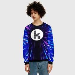Мужской свитшот 3D The Killers neon energy - фото 2
