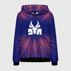 Мужская толстовка 3D Die Antwoord red energy