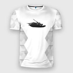 Мужская футболка 3D Slim Papa Roach white poly