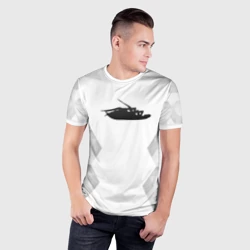 Мужская футболка 3D Slim Papa Roach white poly - фото 2