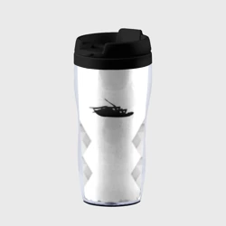 Термокружка-непроливайка Papa Roach white poly