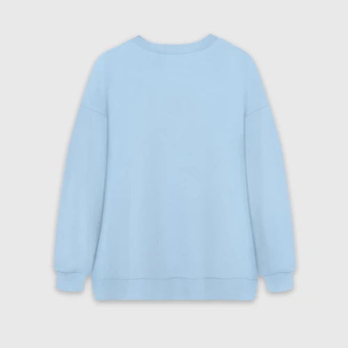 Женский свитшот oversize без начеса хлопок Самая лучшая на свете мама - фото 2