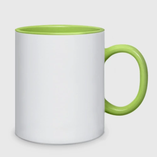 Кружка двухцветная с принтом Всегда магически красива, вид сзади #1