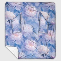 Плед с рукавами Цветы в туманности