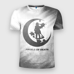 Мужская футболка 3D Slim Angels of Death - white gradient